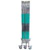 IUokLU Retractable Stainless Steel Safety Barrier Gate, Green/Silver, 1.1 x 2 m view 1