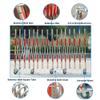 IUokLU Retractable Stainless Steel Safety Barrier Gate, Green/Silver, 1.1 x 2 m view 4
