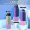 2-Pack Silicone Bottle Boots for Owala 24 oz, Non-Slip Protective Sleeves view 3