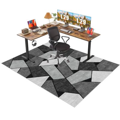 Office Chair Mat 140 x 150 cm for Hardwood Floors, Laminate and Parquet