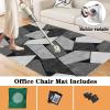 Office Chair Mat 140 x 150 cm for Hardwood Floors, Laminate and Parquet view 3