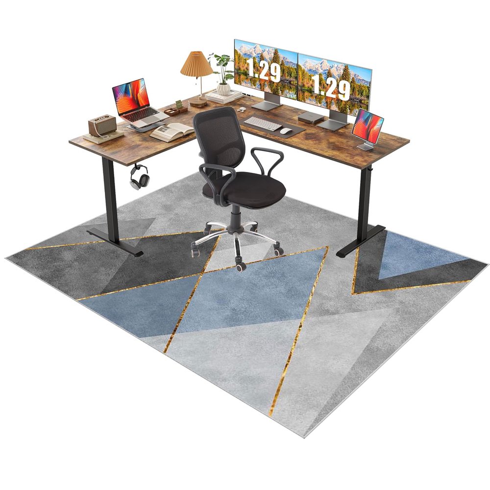 Office Chair Mat 200 x 260 cm for Hardwood Floors and Carpet