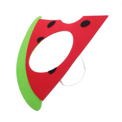 VALICLUD Cartoon Watermelon Felt Mask for Parties and Cosplay