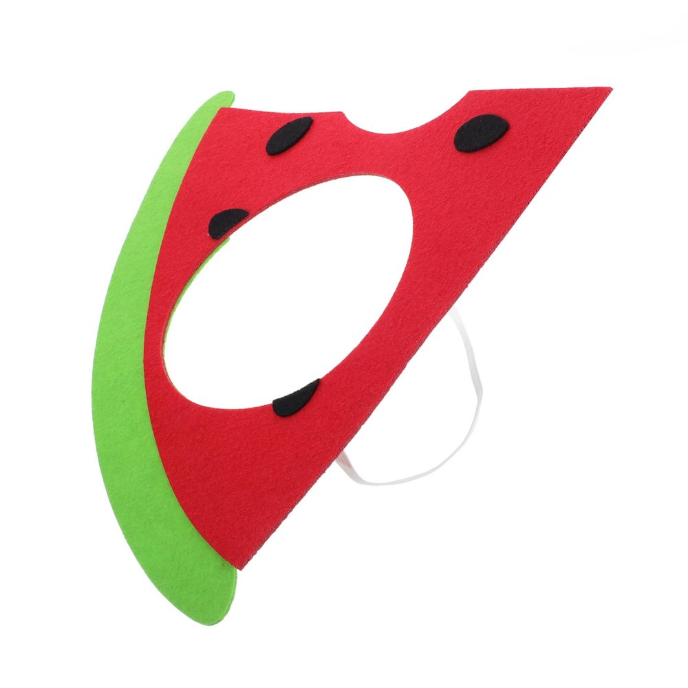 VALICLUD Cartoon Watermelon Felt Mask for Parties and Cosplay