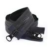 Replacement #8 Resin Zipper, 60 × 250 cm, Two-Way Slider, Open-End, Black view 1