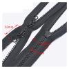 Replacement #8 Resin Zipper, 60 × 250 cm, Two-Way Slider, Open-End, Black view 4