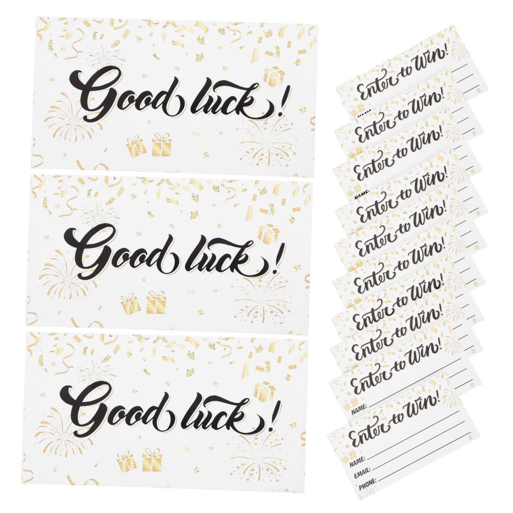SHOWERORO 300 Loose Cards for Sweepstakes, Raffles and Auctions