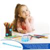 Blue Code Dot Stickers, 1 Roll, 500 Paper Labels view 4