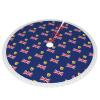 Christmas Tree Skirt with Pom-Pom Trim, 48 in. view 2