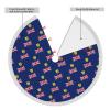 Christmas Tree Skirt with Pom-Pom Trim, 48 in. view 4