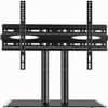 MOZ4dxy Desktop TV Stand, Universal TV Stand with Tempered Glass Base, Height-Adjustable TV Base for 40–65-Inch TVs view 1