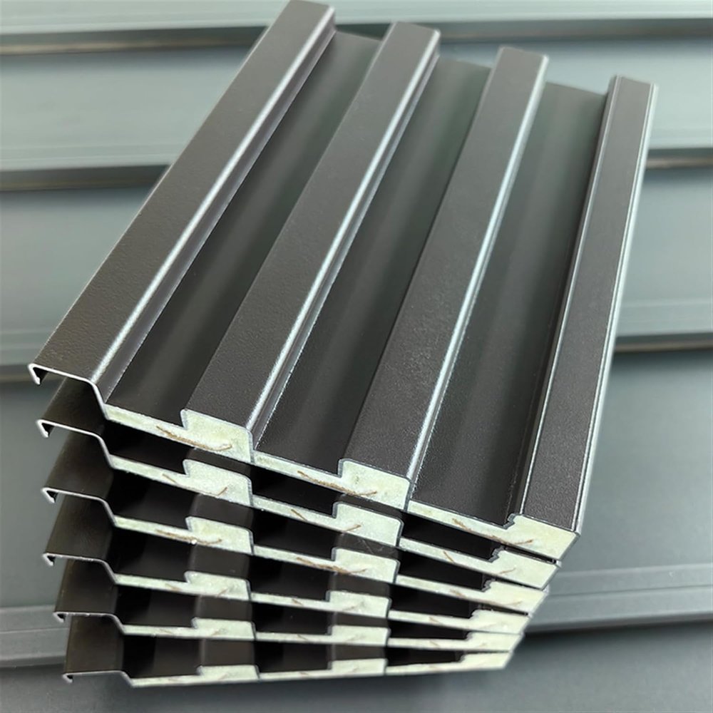 Aluminum Roof Panels with Polycarbonate Filling, 6-Pack