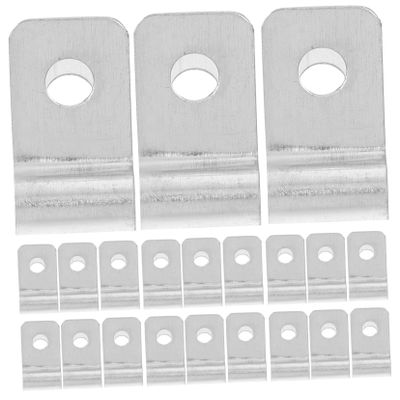 ULTECHNOVO 100-Piece Aluminum Fence Wire Clamps with Screws