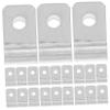 ULTECHNOVO 100-Piece Aluminum Fence Wire Clamps with Screws view 1