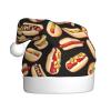 AMINNU Hot Dog Santa Hats for Adults view 1