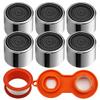 SHSMPXOY 6-Pack M22 Faucet Aerators with Gaskets and Aerator Key view 1