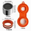 SHSMPXOY 6-Pack M22 Faucet Aerators with Gaskets and Aerator Key view 2