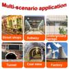 Aluminum Flood Barrier, Mobile Reusable Flood Protection Barrier for Basement Windows, HXQSL (195 x 80 cm) view 3