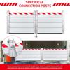 Aluminum Flood Barrier, Mobile Reusable Flood Protection Barrier for Basement Windows, HXQSL (195 x 80 cm) view 4
