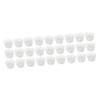 OKUMEYR 180-Piece White Cupcake Wrappers with Openwork Pattern view 1