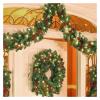 WENYOG Christmas Garland with Red Berries, 1.8 m, 30 LEDs view 2