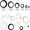 OASISEN 72-Piece Acrylic Round Mirror Wall Stickers view 4