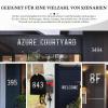 6-Inch Stainless Steel House and Mailbox Numbers, Silver Modern Door and Address Numbers view 2