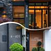 6-Inch Stainless Steel House and Mailbox Numbers, Silver Modern Door and Address Numbers view 4