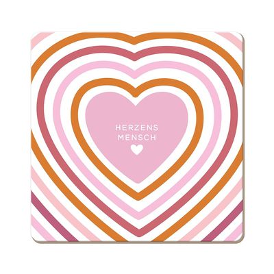 Graphic Workshop Funny Cork Coaster | Heartfelt, Colorful