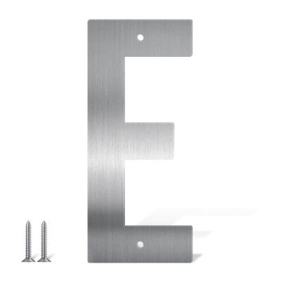 40.6 cm Silver Stainless Steel House Numbers and Letters