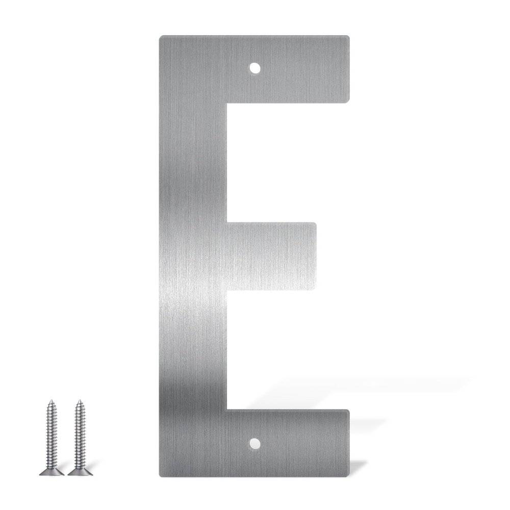 40.6 cm Silver Stainless Steel House Numbers and Letters