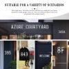 40.6 cm Silver Stainless Steel House Numbers and Letters view 2