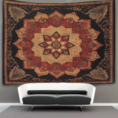 Mandala Art Tapestry, 3D IntriKatzee Patterns Wall Hanging, Throw, Bedspread for Bedroom, Living Room, or Dorm, 150 x 200 cm