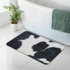 YFSGDLBN Printed Cowhide Diatomaceous Earth Mat, Washable Entryway Rug view 2