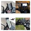 OSTREY Motorcycle Phone Holder, Aluminum Alloy Rearview Mirror Mount for Yamaha TRICITY 300/125, 2014–2021, Black view 2