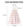 Pink Striped Coral Velvet Hand Towels - Hanging Cleaning Towels for Kitchen, Bathroom, Car & Camping view 3