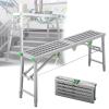 YUIIWKIUFWZ Multifunctional 5-Level Folding Scaffold, Ladder, Stool and Bench, Adjustable, 160 × 40 cm (200 × 40 cm) view 1