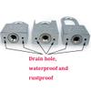 Heavy-Duty Steel Keyed Padlock, Rust- and Theft-Resistant Security Lock, 30/40/70 mm, 4 Keys (70 mm) view 2