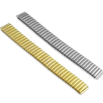 THBGTCNQ 2-Pack Stretch Metal Watch Bands, 18/20 mm