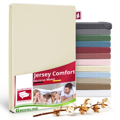 DecoHomeTextil Champagne Fitted Sheet, 180–200 x 200 cm