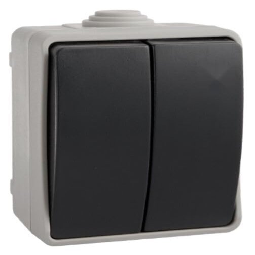 Double Switch, IP54 Waterproof