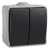 Double Switch, IP54 Waterproof view 1