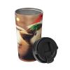 Cute Guinea Pigs Insulated Coffee Mug, Double-Wall Vacuum Stainless Steel Travel Mug with Leakproof Lid and Handle for Hot and Cold Drinks view 2