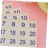 OFFSCH 20-Sheet Self-Adhesive Number Stickers, Round Paper Labels 1–100 view 3