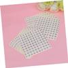 OFFSCH 20-Sheet Self-Adhesive Number Stickers, Round Paper Labels 1–100 view 4