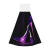 JaoXer Elegant Purple High Heels Coral Velvet Hanging Towels, Quick-Drying Cleaning Towels for Kitchen, Bathroom, Camping and More view 1