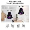 JaoXer Elegant Purple High Heels Coral Velvet Hanging Towels, Quick-Drying Cleaning Towels for Kitchen, Bathroom, Camping and More view 4