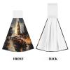 ZhRiYan London Color Taxi Coral Velvet Cleaning Towels view 2