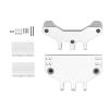 Metal Tie Rod Mount, Seat and Servo Mount for MN128, MN86, MN86S, MN86K, MN86KS and G500 1/12 RC Crawlers (Silver) view 3