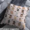 Loussiesd Dog Fabric, 920 x 150 cm, Cartoon Puppy Print, Pink view 4